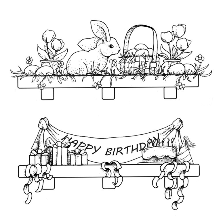 Fireplace Mantel Set 2 Anthony’s Paper Craft